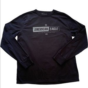 American Eagle T-Shirt Men's Size M Long Sleeve Graphic American eagle…